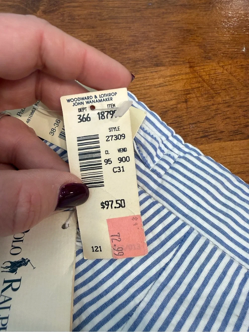Ralph Lauren lightweight striped